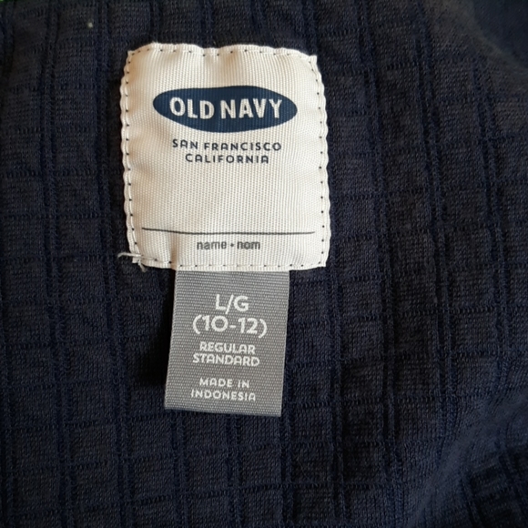 Old Navy Childs Waffle Pattern Large 10-12 Jacket - Picture 4 of 5